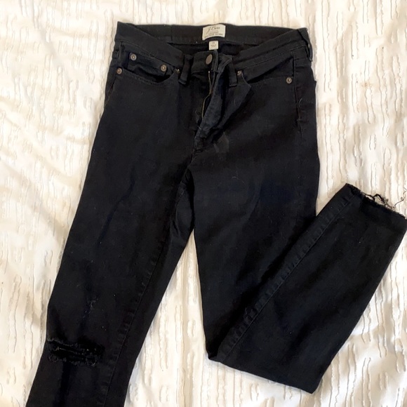 Black JCrew skinny jeans